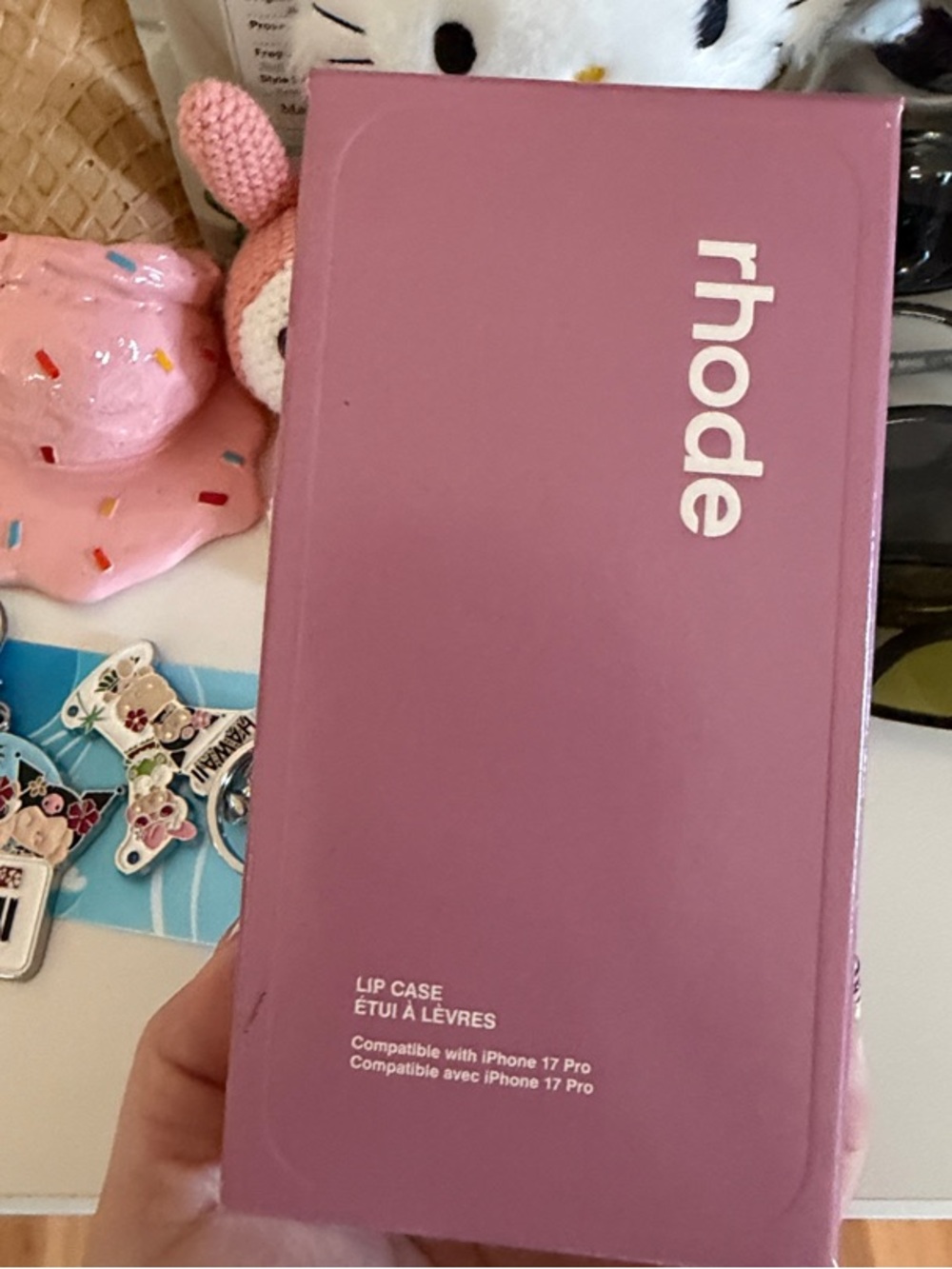 RHODE Lip Case in Dusty Mauve iPhone 17 pro brand new in box